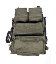 TC0183 OUTDOOR STYLE MODULAR STYLING VEST ZIPPED BACK PLATE ATTACHED Accessories Bag Cordura Fabric