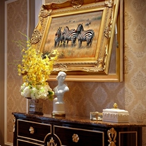 European-style meter box decoration painting distribution box hanging painting empty box electric gate mural painting animal Elephant oil painting