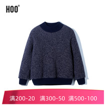 hoo boy turtleneck sweater plus velvet thickening youth 180 big childrens clothing autumn and winter 170 boy 175 knitted sweater 7-18