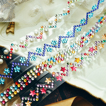 Judy Artisanal Hand Tent Material Acrylic Profiled Styling Decorative drill with colorful multiple entry