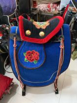 Iron bone home Mongolian saddle iron holder saddle horse saddle horse with Mongolian saddle complete set