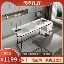 Italian minimalist desk home writing desk rock board desk modern fashion desktop computer desk desk desk writing desk
