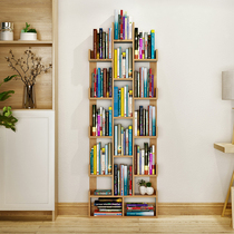 Quanweiyi childrens bookshelf modern minimalist style simple floor multi-layer creative home shelf living room small bookcase