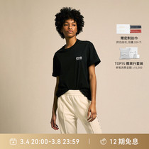 Golden Goose Womens Star Star Printed Cotton Round T-shirt