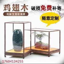 Protective cover paparazzi Porcelain Display Square Office Boilerplate Vase Frame Exhibition Glass Hood Dust Cover