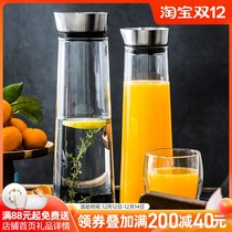 High temperature resistant High Borosilicate Glass cool kettle large capacity juice pot household cold kettle heat resistant creative bubble teapot