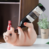 Home spot beautiful European creative wine rack ornaments home wine rack home living room decoration wine cabinet decorations