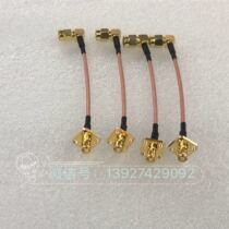 RF line SMA SMA-JWKF SMA male turn to SMA female with square disk line RG316 extension line
