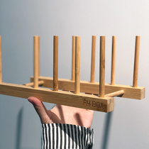 Suitable box cooking baking tray Sandwich breakfast machine storage rack Bamboo baking tray storage rack Pot rack Kitchen storage rack