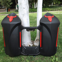 Motorcycle bumper modification accessories subwoofer Bluetooth audio storage box protection bar anti-drop windshield anti-theft Radio