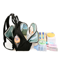 Large Capacity Mommy Bag Double Shoulder Bag Multifunction Mom Backpack Small Midnumber Mother & Baby Outside Bottle Bag Multi-Barrier Bag