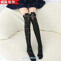 Childrens tights stockings stockings Students fake middle tube thin section stitching f one-piece leggings Small children little girl skirt