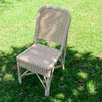 Liangshun natural real rattan woven rattan chair backrest single chair balcony outdoor household traditional old-fashioned handmade rattan chair