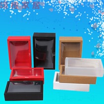 Transparent Gift Packaging Box Large Flower Tea Superior Tea Kraft Cardboard Box Packing Frosted With Perspective Window Folding Box