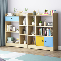 Customized childrens bookcase storage student home solid wood multi-layer shelf cell creative simple landing bookshelf