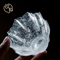 Drink to the ancient hand-made glass cup high-end tea cup personal special master cup handmade large teacup teacup