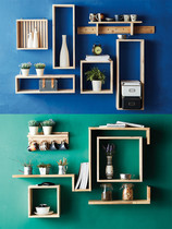 Wall storage rack storage rack decoration rack combination rack customized partition debris storage rack Wall hanger nail polish rack