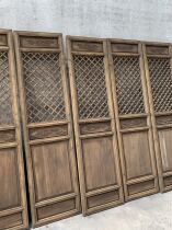 Dongyang wood carving antique building doors and windows hotel garden partition porch antique gate