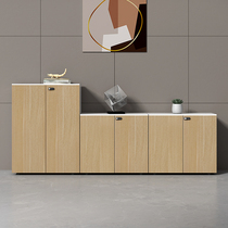 Office partition cabinet short cabinet printed into the work counter simple modern side cabinet storage wooden file cabinet