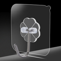 Creative viscose hook free punching wall hanging sticky hook kitchen bathroom wall door strong coat hook seamless hook