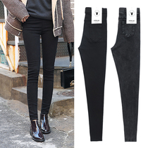 Pregnant women pants Spring and Autumn wear womens belly trousers 2019 new winter plus velvet padded pregnant women leggings Spring