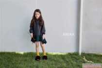 Anika brand childrens clothing girl in 2022 new special plus thick clothes dress