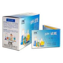 Shanghai education brand pH test paper 1-14 precision pH test water quality cosmetics fish tank enzyme urine saliva vagina amniotic fluid biochemical test consumables containing pH value control colorimetric card