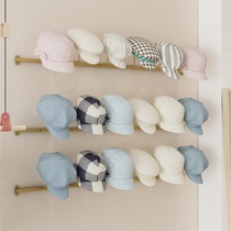 Clothing store hanging hat bracket Wall-mounted hat bracket bracket wall hat rack display rack Hat shelf display rack