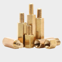 M2 5 single head hexagonal copper column Yin and Yang copper pillar motherboard screw copper column isolation column circuit board wiring stud