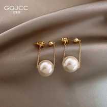 Earrings Simple Small Pearl Earrings Advanced Sense Earrings 2021 New Tide Women 925 Sterling Silver Silver Needle Earrings