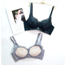 Xiumai bra 8601 kiss cotton rose essential oil without steel rim thickened A cup chest collection sub-milk fine-tuning underwear