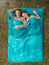 Camel couple double sleeping bag Outdoor camping Adult warm indoor lunch break Portable adult business trip Hotel partition