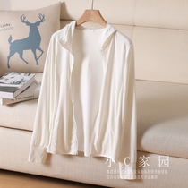 Japan imported mesh fabric ~ cool and breathable~Anti-UV sunscreen clothes Anti-UV slim thin coat womens summer