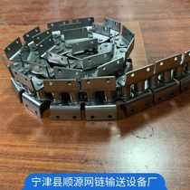 Non-standard custom curved plate chain Industrial drive double row conveyor chain 4 points 06B08B high temperature transmission chain