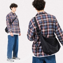 Japanese shoulder bag mens shoulder tooling large capacity Tide brand messenger bag bag backpack casual satchel ins Tide mens bag