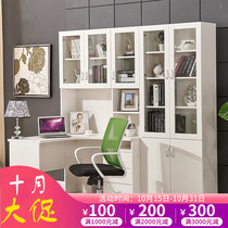 Yi Fen furniture combination corner computer desk with bookcase learning table desk desk desk bookshelf desk desk desk bag