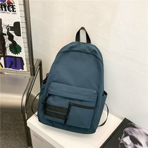 Shoulder bag for men and women students large capacity schoolbag nylon cloth waterproof and wear-resistant burglar wind couple computer bag