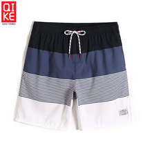 Riders mens beach pants boxer shorts flat corner fashion hot spring pants three-point training swimsuit anti-embarrassing tide card