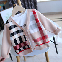 Baby Sweater 2022 Spring Dress Baby Knitting Men and Women Cardigan Children Spring and Autumn Coat Top 1132