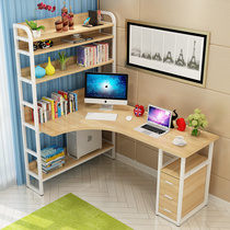 Brief Corner Desktop Computer Desk Bedroom Desk Bookcase Bookcase Combination Modern Writing Desk Study Table