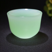  Natural Afghan jade Teacup Wine glass Kung Fu tea set Health high-end jade Single master cup set Jade
