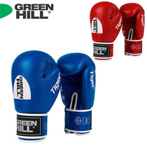 GREENHILL TIGER AIBA SPARRING BOXING GLOVES Adult SANDA gloves MUAY THAI TRAINING LEATHER gloves