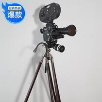 1960S FRENCH ANTIQUE PANELON BEAULIEU 16 mm 16mm MOVIE CAMERA R16 SOLID WOOD TRIPOD