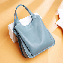 Gustson Wings Baotou Layer Cow Leather Lady Handbag Genuine Leather Big Bag Soft Leather Large Capacity Single Shoulder Bag Tote Bag