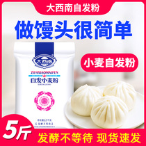 Large southwest spontaneous small wheat flour 5 catty self-hair powder buns steamed buns flour for home-free self-hair powder cohorts