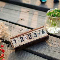 zakka log small calendar Wanyear calendar photo props shooting background furnishing photographic props 58