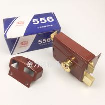 556 external double tongue door lock Old iron wood steel door anti-theft lock Copper lock core universal household door lock accessories