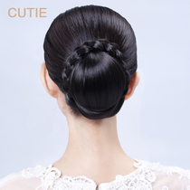 Delicate wig plate hair bun Hand-woven meatball head hair bag fashion bridal bud