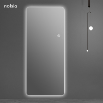 Extremely minimalist intelligent led wearing clothing mirror clothing shop mirror home bedroom patch wall wall-mounted mirror fitting room full body mirror