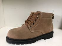 Steel head labor insurance shoes cowhide shoes mens multi-functional protective welding work shoes Anti-smashing rubber soles Miners  shoes on the site